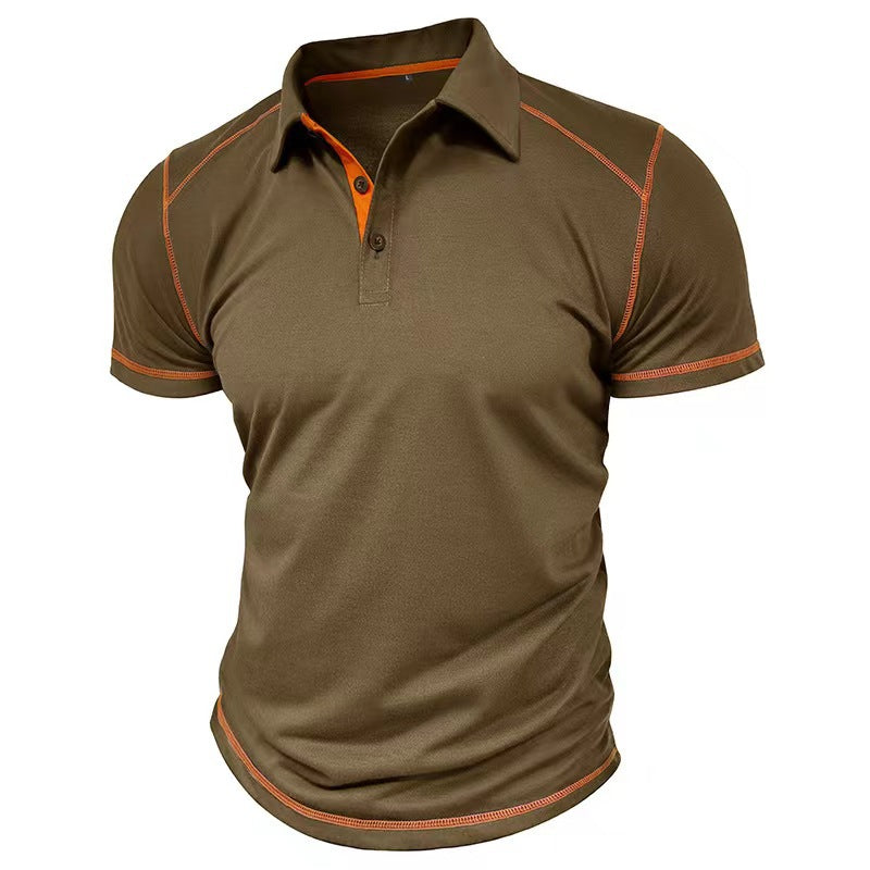 Polo Bicolore Col Revers Homme