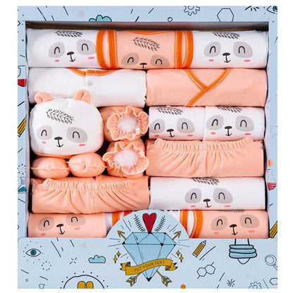 🌸 Children's Gift Box – Spring &amp; Autumn Cotton Baby Suit