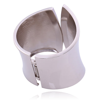 Zara Bracelet Métal Large Punk Brillant Exagéré