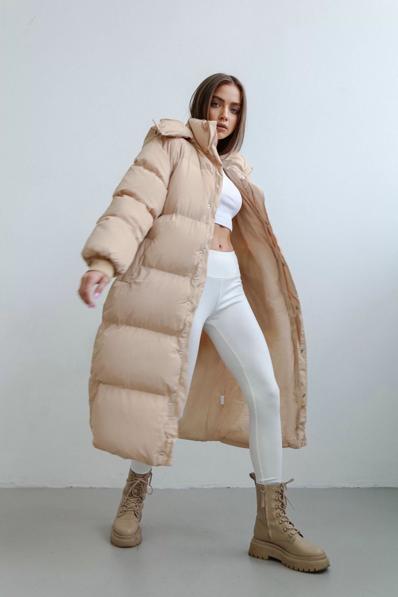 Sirama – Hoodie long ample d’automne et hiver 🍂🧥❄️