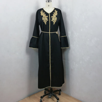 Women's Fashion Pearl Robe Dress