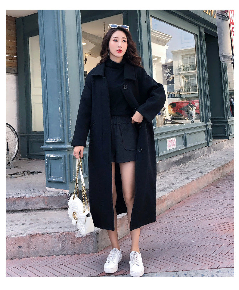 Ténéra – Trench long féminin à col tailleur 🧥✨