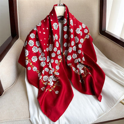 Sakura Foulard Carré Soie