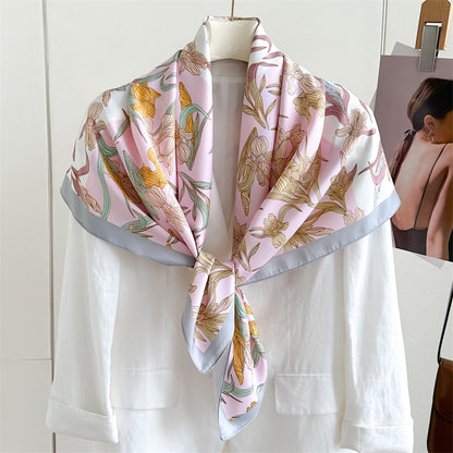 Sakura Foulard Carré Soie
