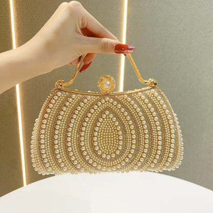 Sac À Main Perles Strass Femme
