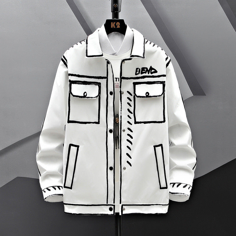 🌺 Kiyembe – Veste Courte Fleurie Homme