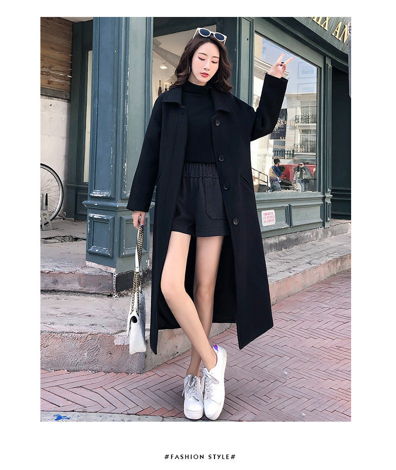 Ténéra – Trench long féminin à col tailleur 🧥✨