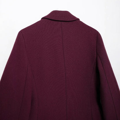 Selena – Manteau Long à Double Rangée d’Ornements