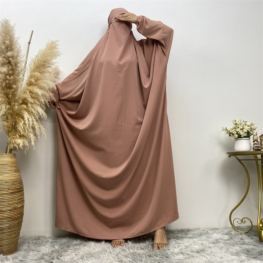 🕌 IMANE – Abaya Fendue Élégance Dubai 🌟