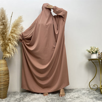 🕌 IMANE – Abaya Fendue Élégance Dubai 🌟