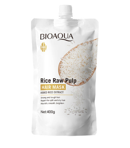 🌾 BIOAQUA – Lotion Hydratante et Nourrissante au Riz et masque capillaire