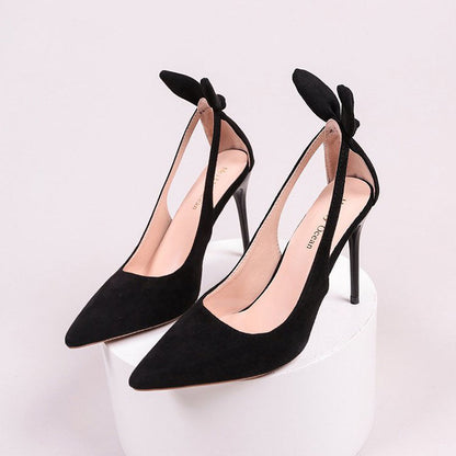 Escarpins Microfibre Talon Épais