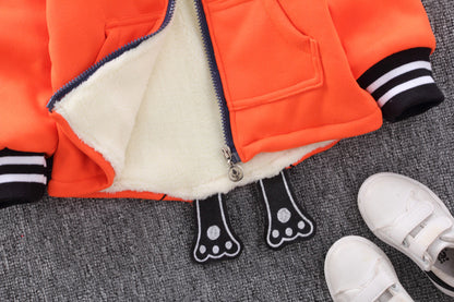 🦁 Luma – Veste Douillette Enfant Automne/Hiver