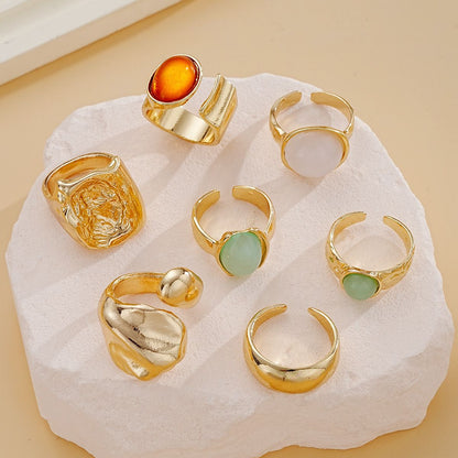 Irregular Polished Open-style Fashion Ring