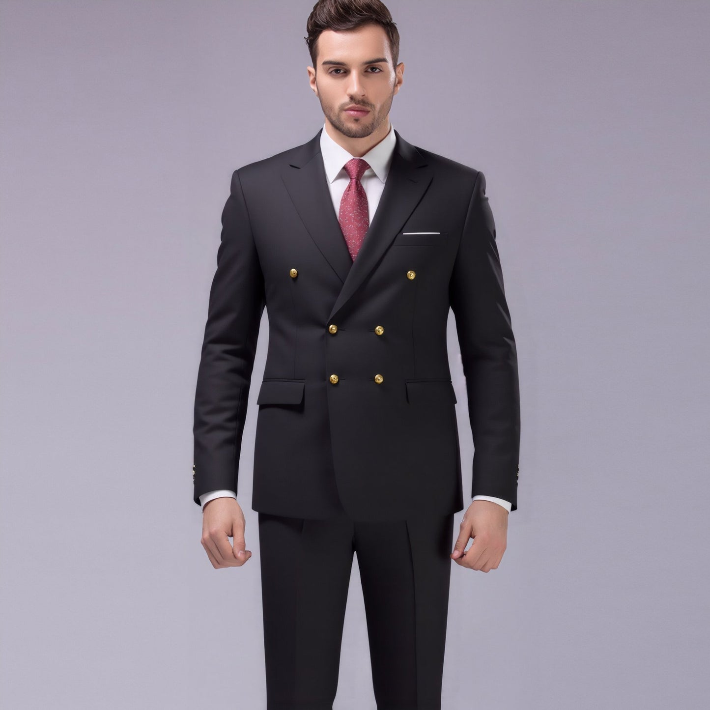 🖤 Bamara – Costume deux pièces élégant pour scène et soirée