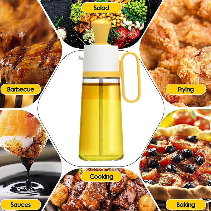 Safa – Distributeur d’huile 2 en 1 avec pinceau en silicone 🫒✨