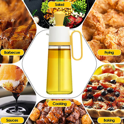 Safa – Distributeur d’huile 2 en 1 avec pinceau en silicone 🫒✨