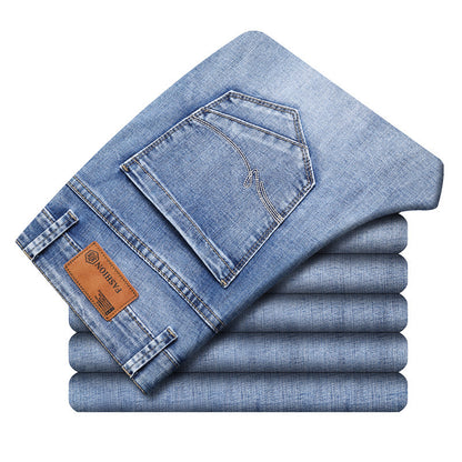 Men's Straight Stretch Casual Jeans