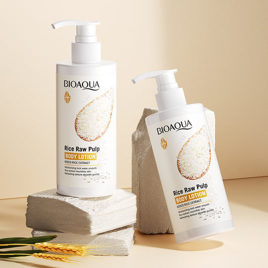 🌾 BIOAQUA – Lotion Hydratante et Nourrissante au Riz et masque capillaire