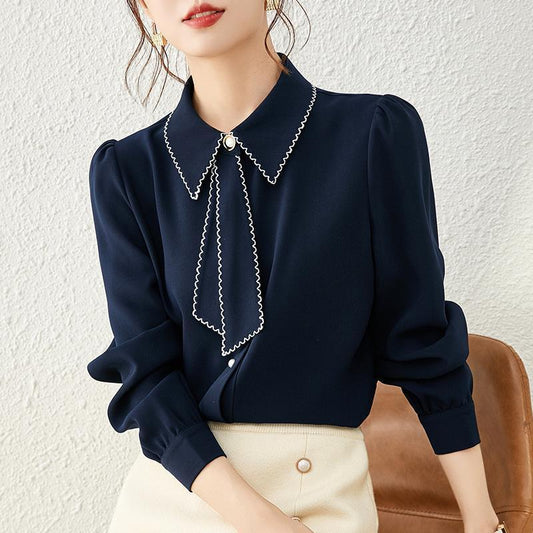 New Design Sense Niche Western Style Shirt Female