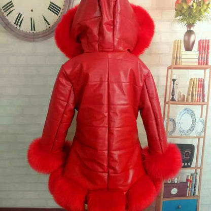 Yarima – Manteau d’Hiver Mi-long pour Filles