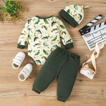 Spring And Autumn Infant Toddler Baby Leisure Cute Rompers Suit