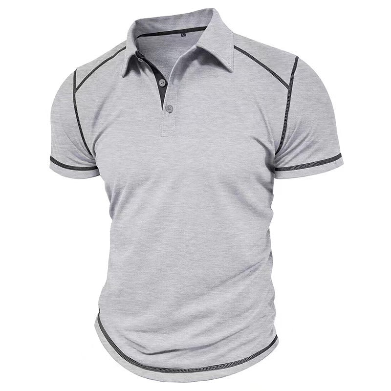 Polo Bicolore Col Revers Homme