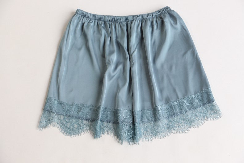 💞AMIRANA — 5 Pièces Soie Imitée et Dentelle Élégante