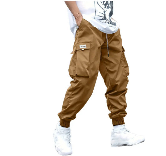 🔥 Kaolan – Pantalon Cargo Multi-Poches Homme Streetwear