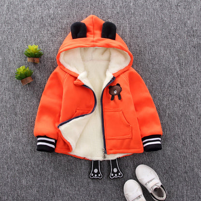 🦁 Luma – Veste Douillette Enfant Automne/Hiver