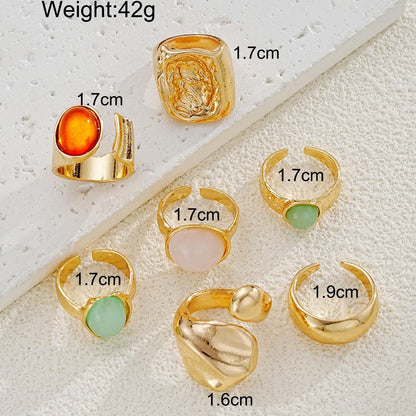 Irregular Polished Open-style Fashion Ring