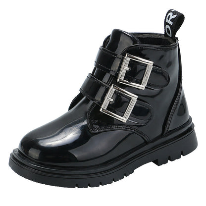 Bottines Martin Unisex à Scratch – Robustes, Faciles à Enfiler, Look Urbain