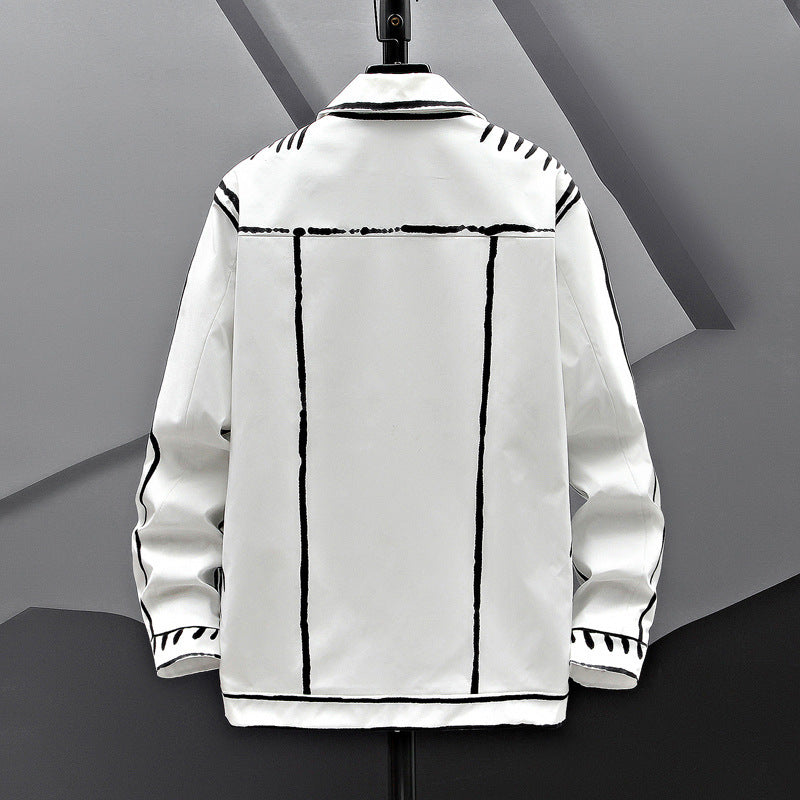 🌺 Kiyembe – Veste Courte Fleurie Homme