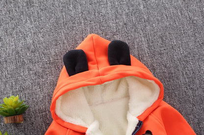 🦁 Luma – Veste Douillette Enfant Automne/Hiver