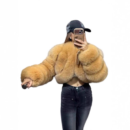 🌿 Georgia 🌿 Veste Courte Hiver Douce &amp; Stylée