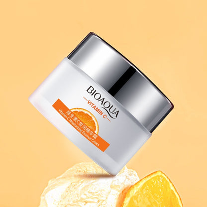 BIOAQUA – Crème Visage 50g + Crème Yeux 20g Hydratantes et Régénérantes à la Vitamine C