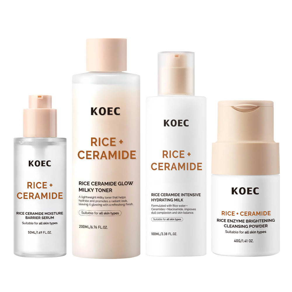 Ensemble de Soins du Visage au Riz et Céramides