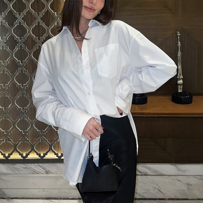 🤍 Anne 🤍 Cardigan Chemise Blanche Commuter