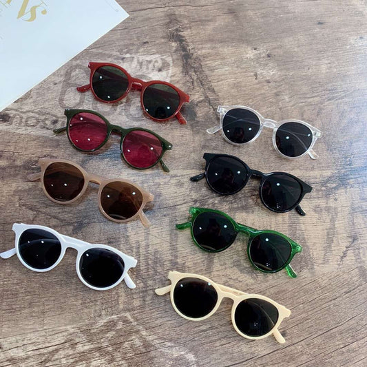 Children's All-match Korean Style Parent-child Textured Sunglasses