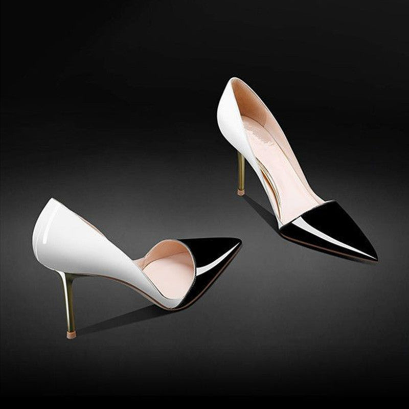 Escarpins Microfibre Bout Pointu Slip-on