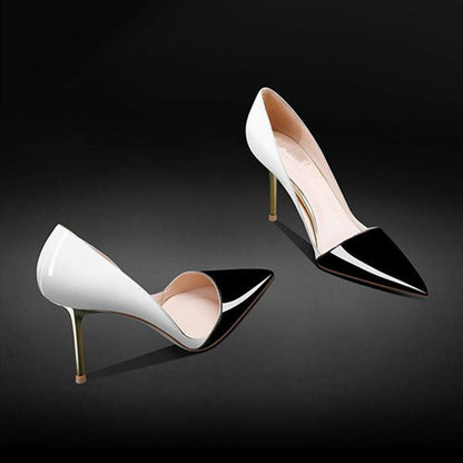 Escarpins Microfibre Bout Pointu Slip-on