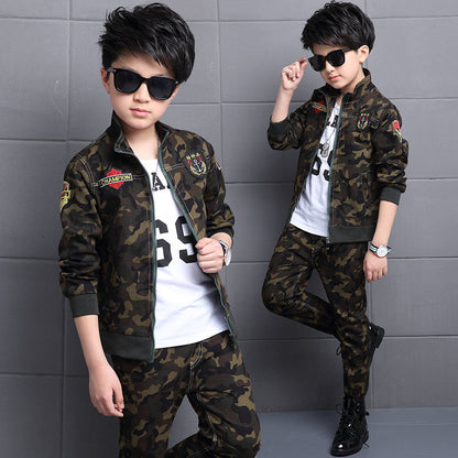 Ensemble Enfant Camouflage Militaire