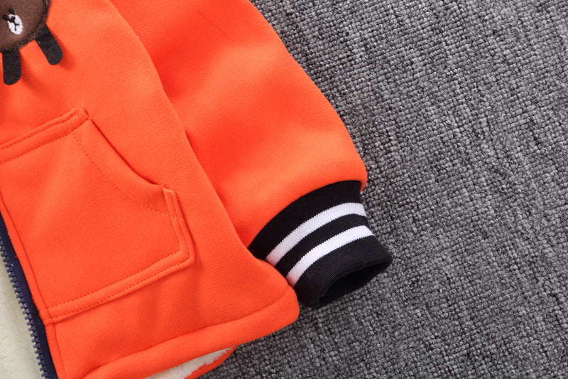 🦁 Luma – Veste Douillette Enfant Automne/Hiver