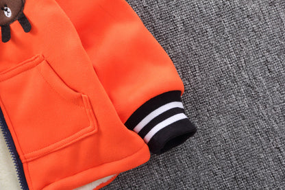 🦁 Luma – Veste Douillette Enfant Automne/Hiver