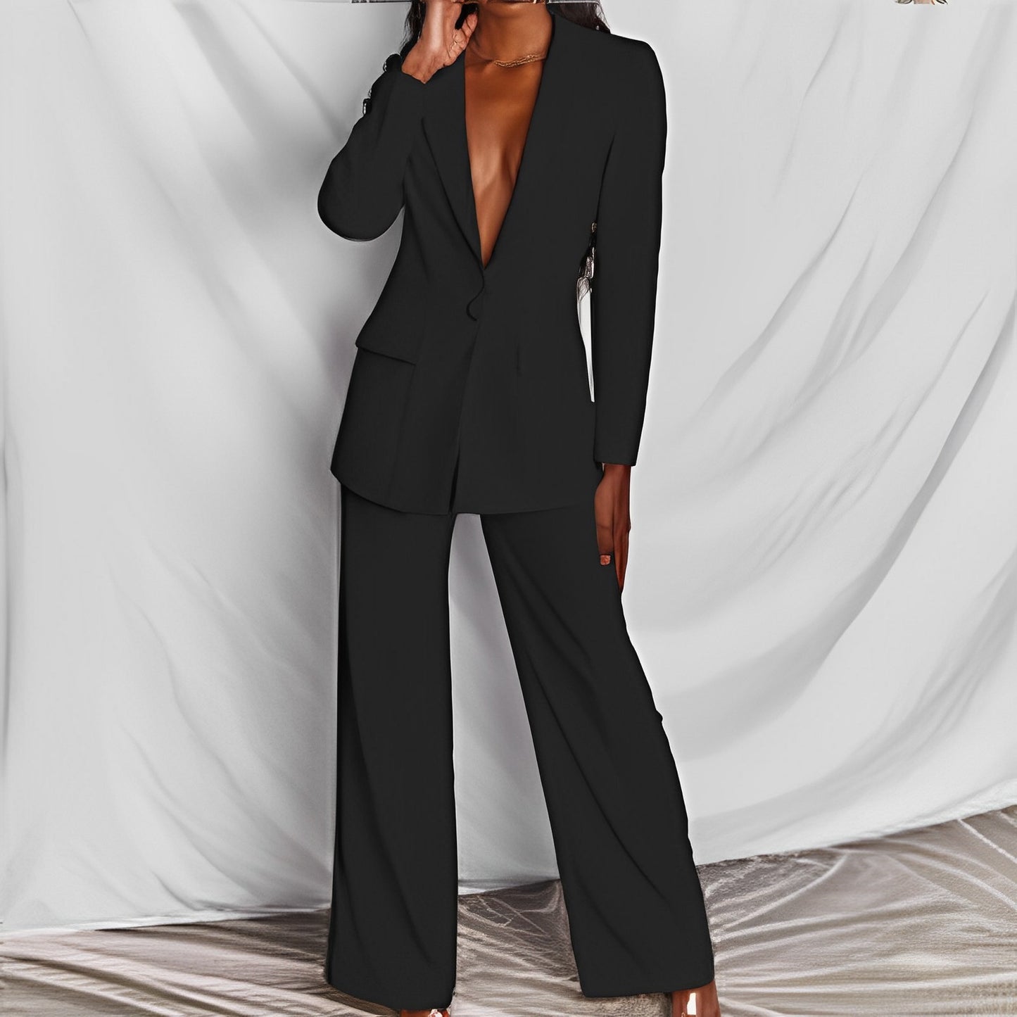 💖 Taliya – Ensemble blazer et pantalon chic pour femmes