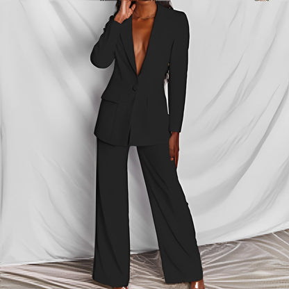 💖 Taliya – Ensemble blazer et pantalon chic pour femmes