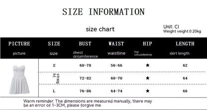 Women's Off-shoulder Backless Wrap Chest Waist A- Line Dress