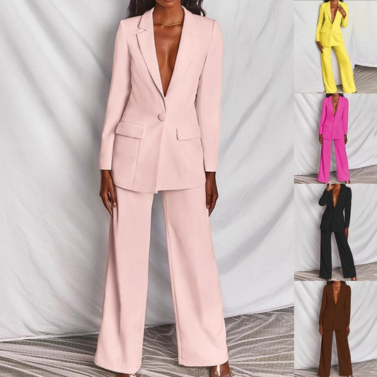 💖 Taliya – Ensemble blazer et pantalon chic pour femmes