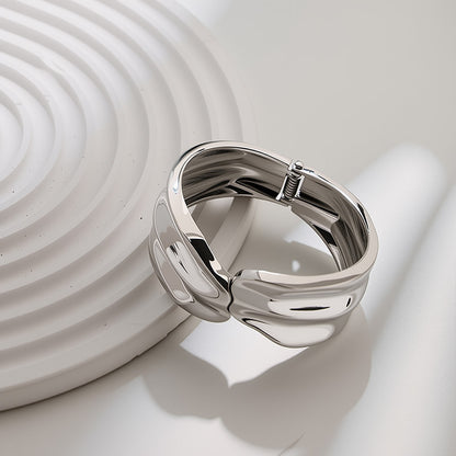 Raven Bracelet Ouvert Large Punk Luxe Léger