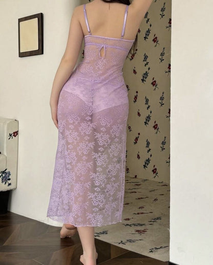 💋 Neikha Xol — Filet Brodé et Séduction Transparente